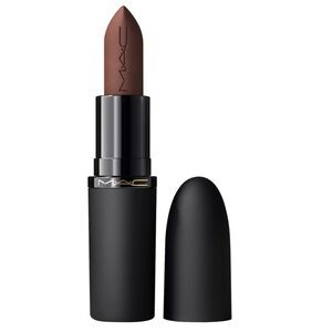 MAC powder kiss hazy matte lipstick - chestnut